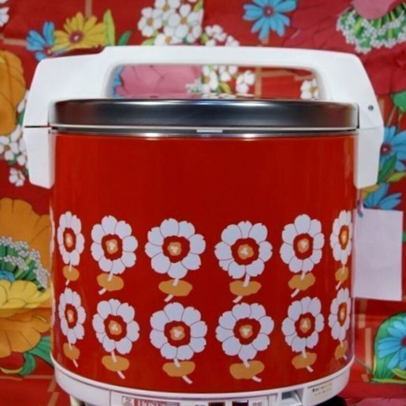 【レトロ柄の昭和家電】炊飯器、ポット、トースター…ポップでカラフルなデザインは北欧柄にも負けていない!?