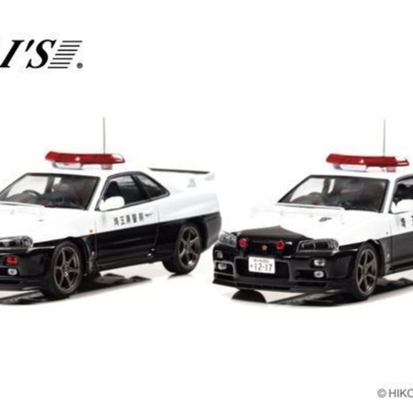 日産「スカイライン GT-R (BNR34) 」のパトカーのフィギュアが登場！懐かしのスポーツカーって今買うといくら？