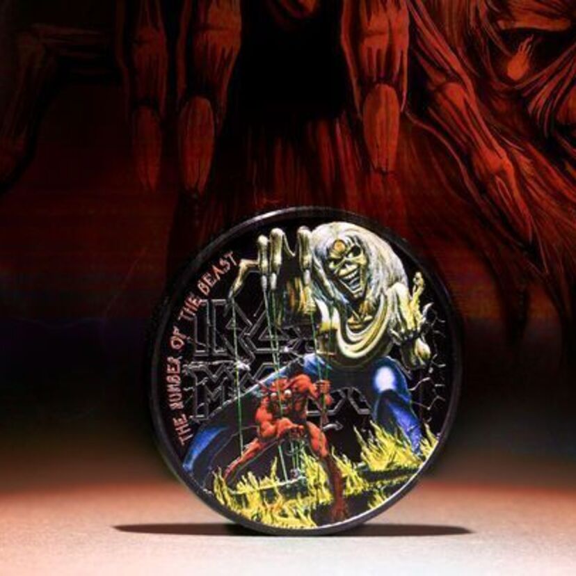 アルバムの総売上1億枚！伝説のヘビメタバンド「アイアン・メイデン」の記念コインが登場！！