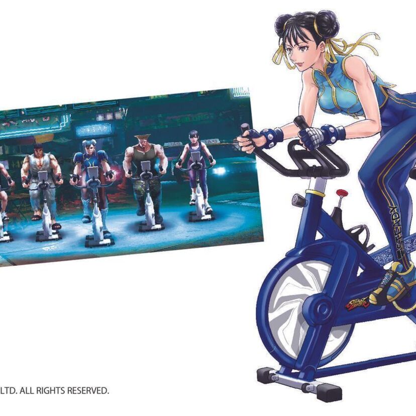 コスプレのための身体作りに最適！？自宅用フィットネス器具「春麗モデルスピンバイク」が登場！！