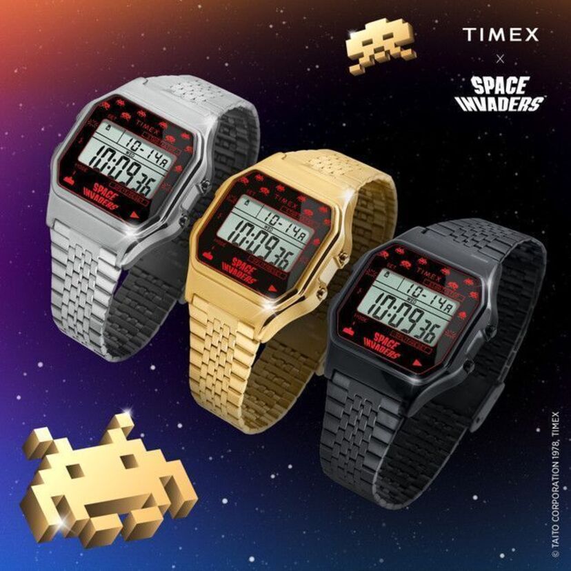 ミドル世代必見！「スペースインベーダー」のコラボ時計『タイメックス 80 × スペースインベーダー ウォッチ』が登場！