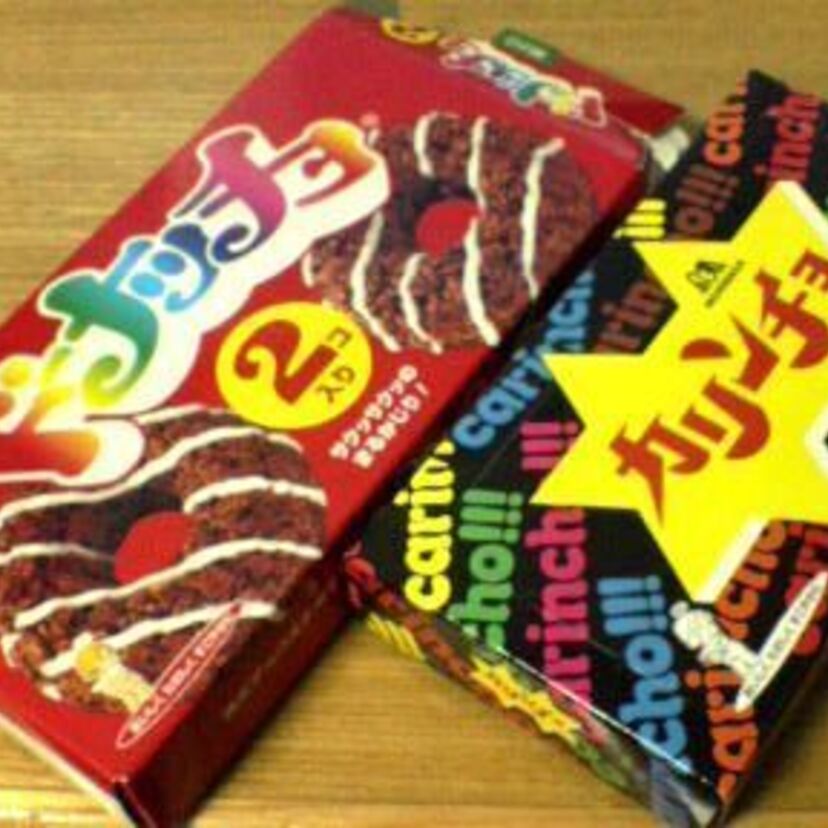 森永「カリンチョ」と「ドーナッチョ」
