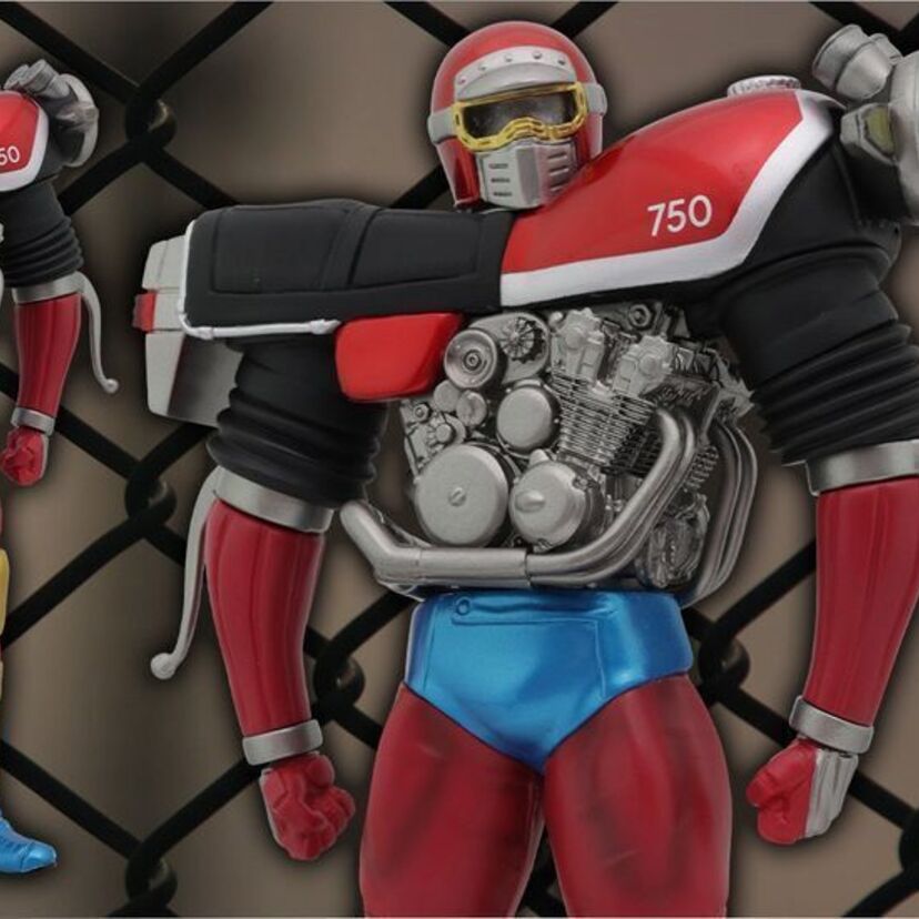 漫画「キン肉マン」に登場する強豪超人、ゼブラ(技巧)チーム中堅『バイクマン』が新カラーリングデザインで登場！！