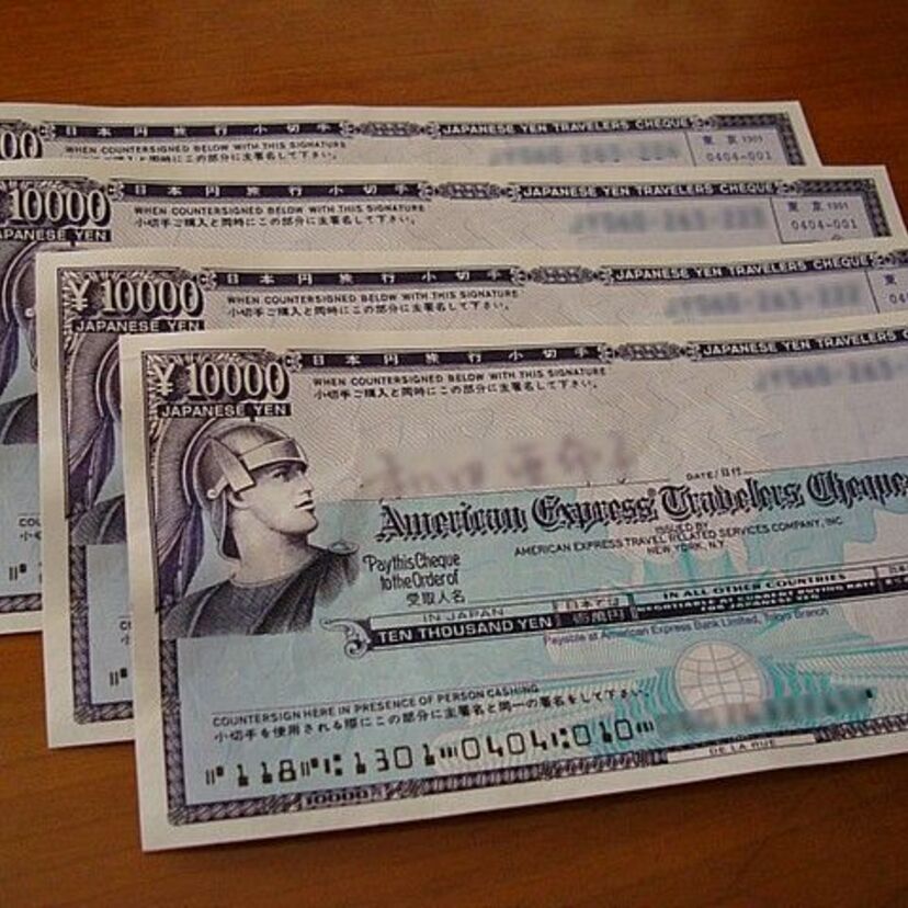 かって外国旅行者向けの小切手として用いられた『トラベラーズチェック』何て覚えてる?!