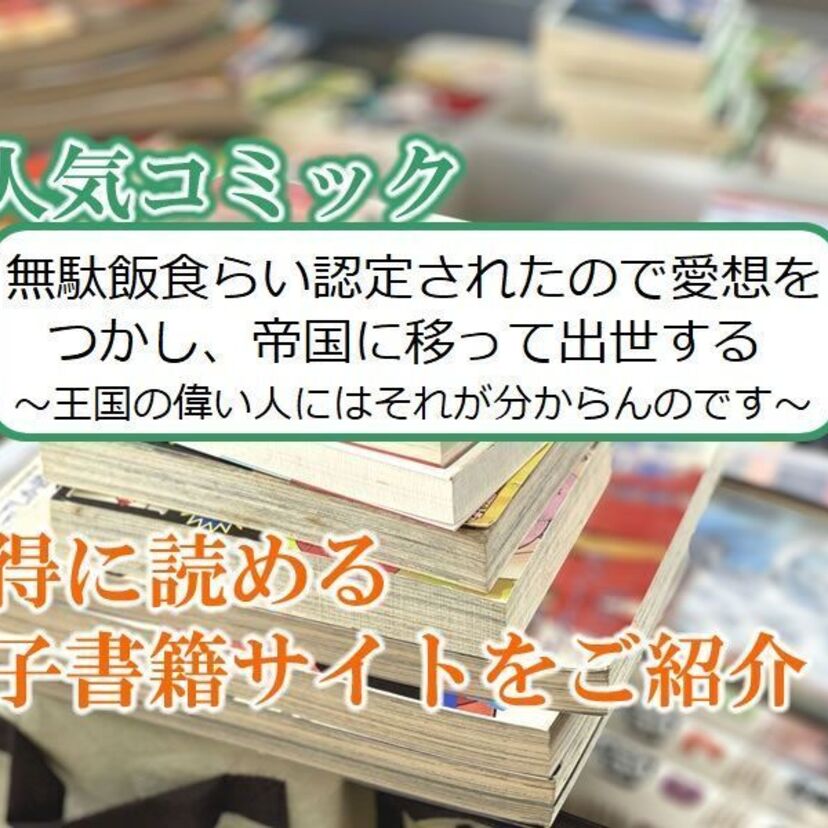 大人気マンガ「無駄飯食らい認定されたので愛想をつかし、帝国に移って出世する …」をお得に読める電子書籍サイト・アプリをご紹介!!