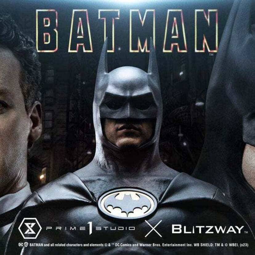 1989年公開の傑作ダークナイトムービーより、「バットマン」と「ブルース・ウェイン」が1/3スケールで登場