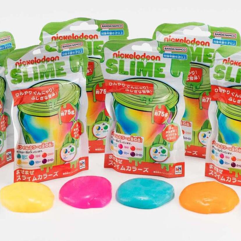 昭和の時代に駄菓子屋などで見かけた「スライム」の新商品『まぜまぜスライムカラーズ』が発売！！