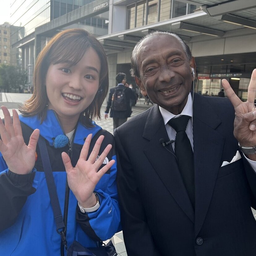 「ズームイン！！朝！」で有名なウィッキーさん（86）がTBS系「THE TIME,」にサプライズ出演！！