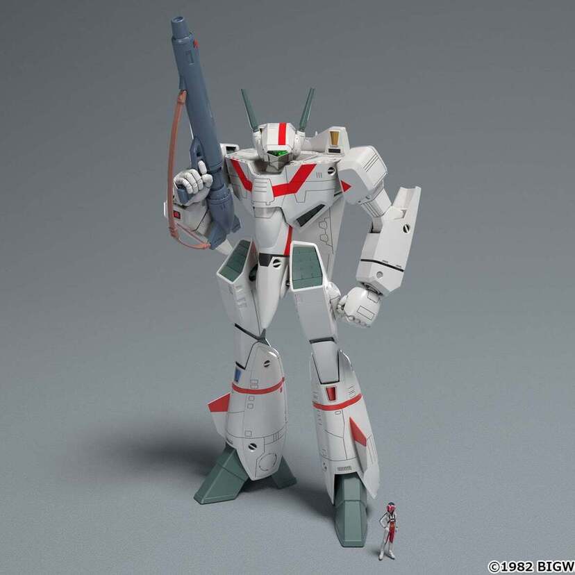 「超時空要塞マクロス」より主人公・一条輝が搭乗するバリアブルファイター『VF-1J バルキリー』のプラモが登場！！