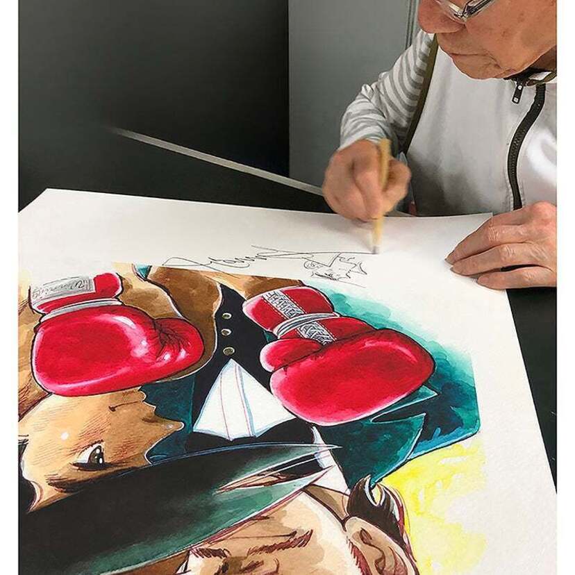 「ちばてつや版画展」が東京有明で開催！直筆イラスト入り限定版画を中心に60余点を展示販売！！