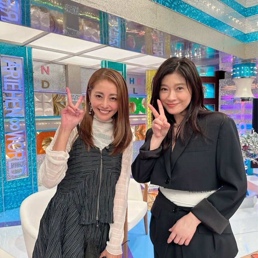 熊切あさ美（43）が人気バラエティ番組で篠原涼子（50）と夢の共演！SNSでツーショットを披露！！