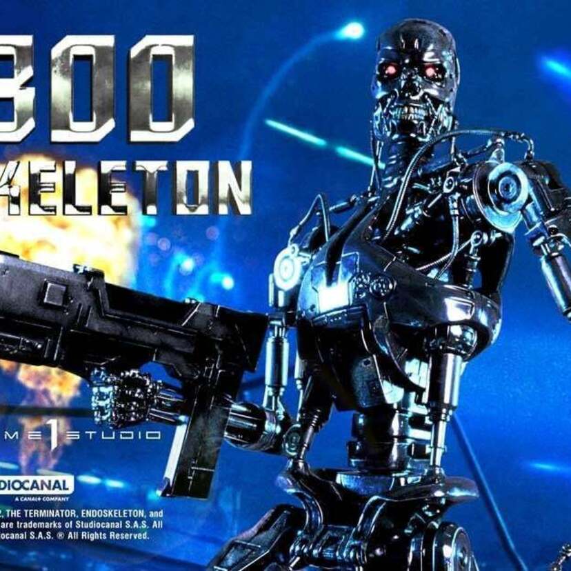 映画『ターミネーター2』より「T-800エンドスケルトン」の1/3ポリストーン製スタチューが登場！！