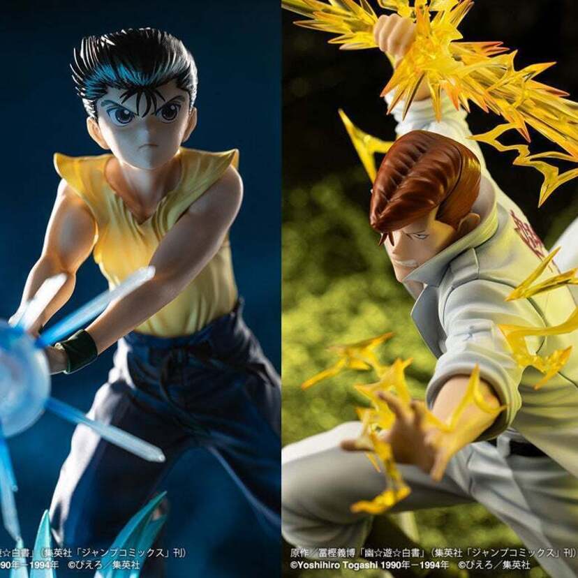 不朽の名作アニメ『幽☆遊☆白書』より、浦飯幽助＆桑原和真のフルリメイク“Ver.2”フィギュアが登場！！