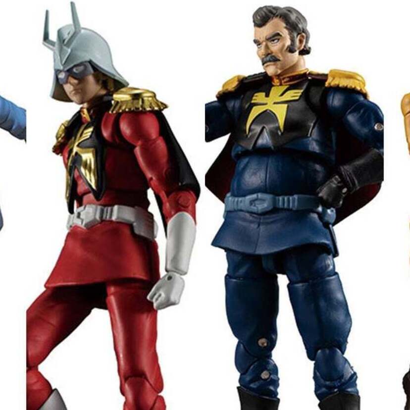 『機動戦士ガンダム』より「アムロ」「シャア」「ランバ・ラル」「セイラ」の可動フィギュアが登場！！