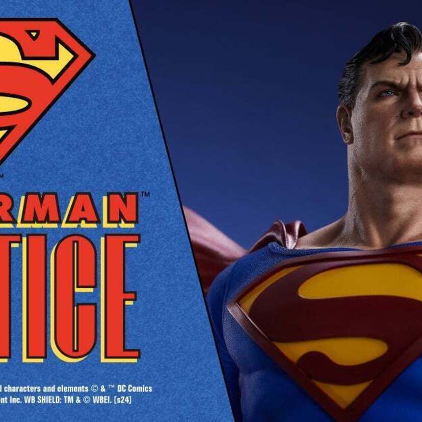 “鋼の男”をフォトリアルに再現！傑作コミック「ジャスティス」より『スーパーマン』が1/4スケールで立体化！！