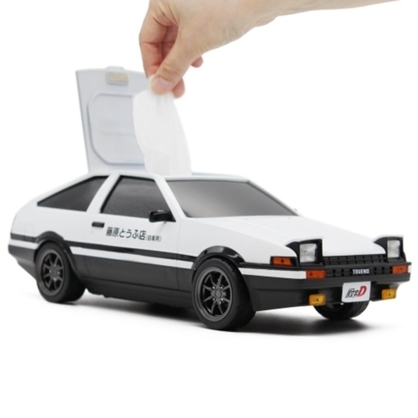 『頭文字D』より、トヨタ AE86 スプリンタートレノを再現したウェットティッシュケースが登場！！