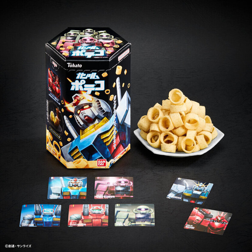 ポテコと機動戦士ガンダムが夢のコラボレーション！オリジナルシール付きの「ガンダムポテコ」が新登場！！