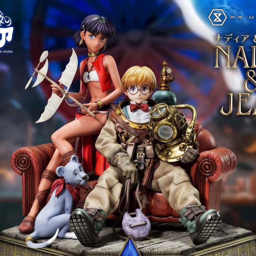 アニメ『ふしぎの海のナディア』より、ナディア＆ジャンの1/6スケールスタチューが予約開始！！