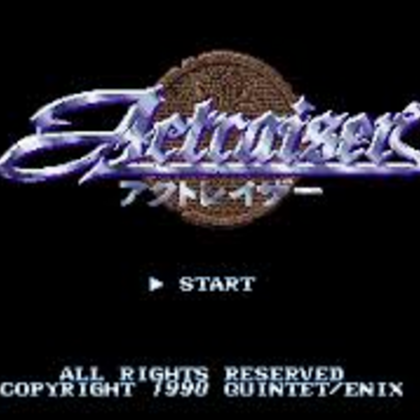 最先端、シュミレーションとアクションの融合、それが「アクトレイザー」だ！