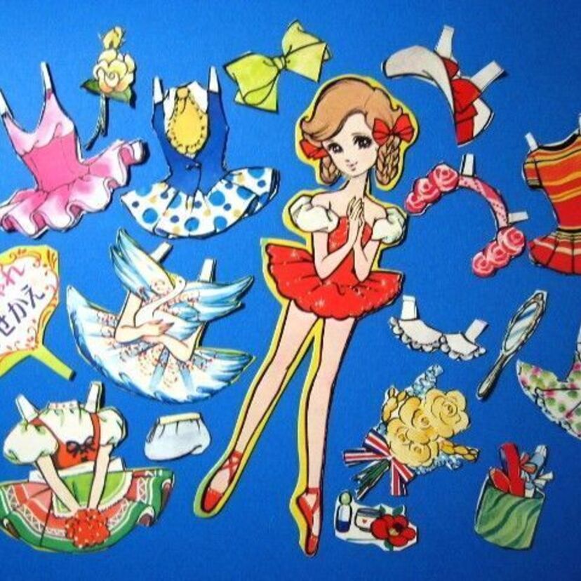 人気再沸騰！？昭和のきせかえ（ぬりえ）を集めてみました！