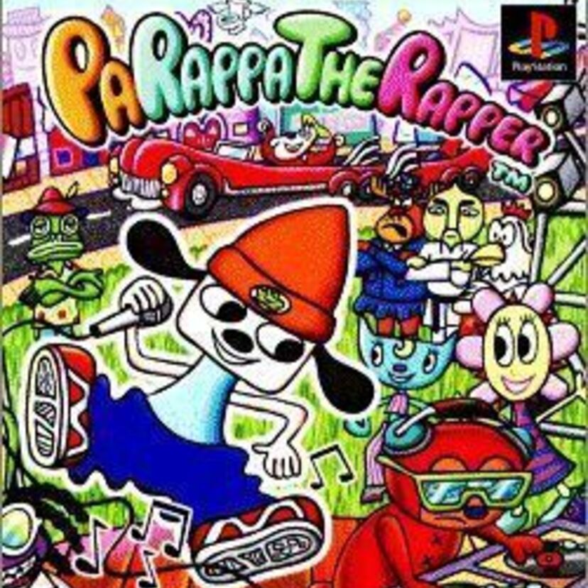 リズムゲームの先駆け！96年に発売された『パラッパラッパー』