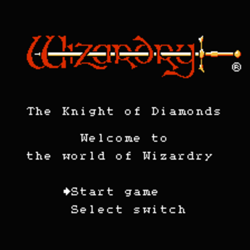 wiz入門！【ウィザードリィⅢ・ダイヤモンドの騎士】