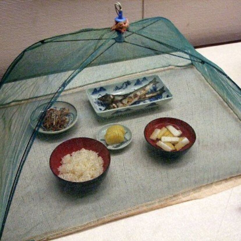 暑い季節、食卓カバーの「蠅帳（はいちょう）」いまでも使ってますか?小蠅などから食事を守る必需品。