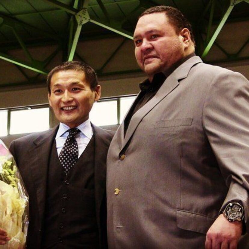 高崎巡業に曙がサプライズ登場！貴乃花親方と「伝説のライバル」共演