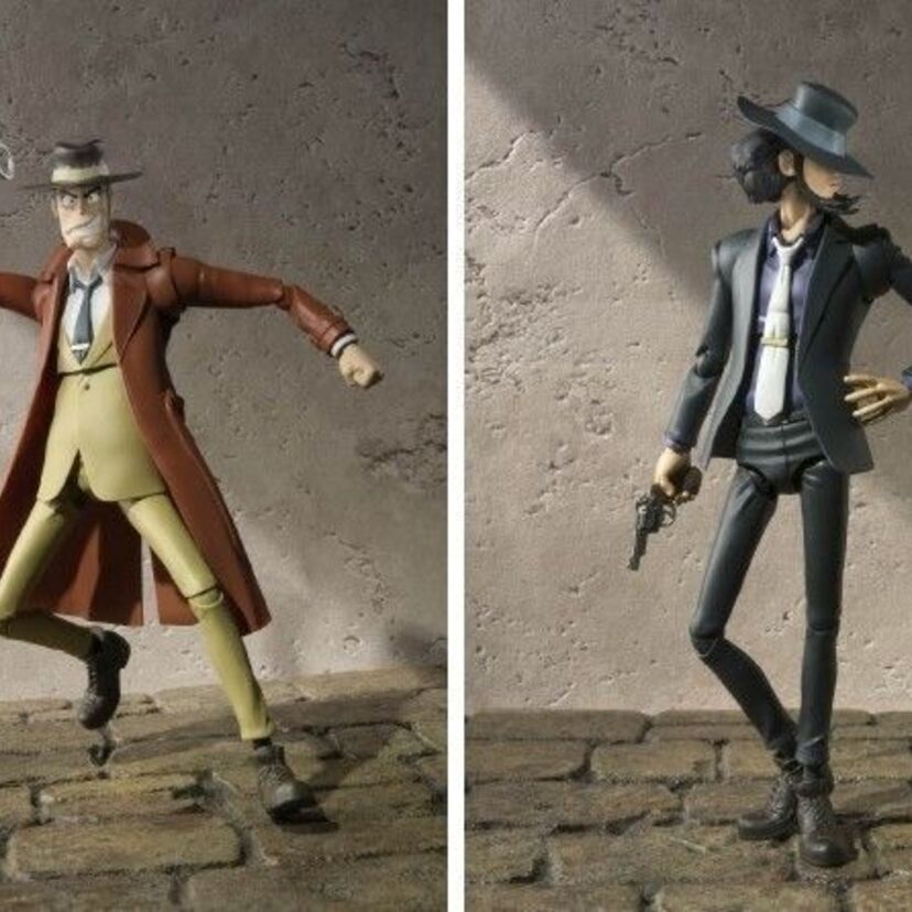 アニメ「ルパン三世」 の名物キャラ・銭形と次元がフィギュアに！手錠や十手、愛銃も付属！