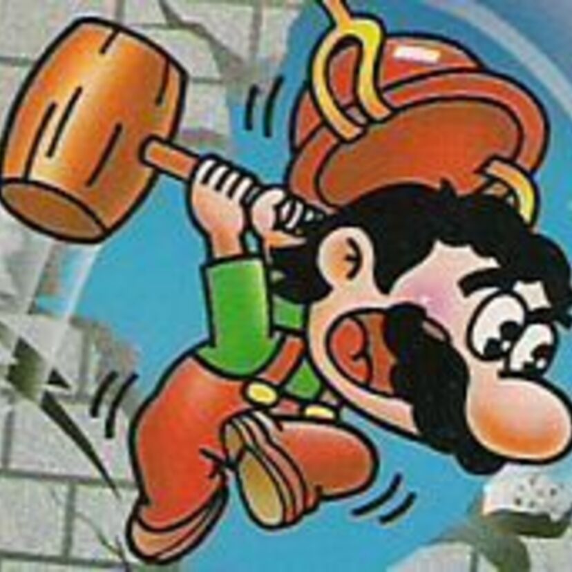 マリオとルイ－ジが解体屋を始めました！解体作業も楽じゃない！！ファミコンソフト『レッキングクルー』