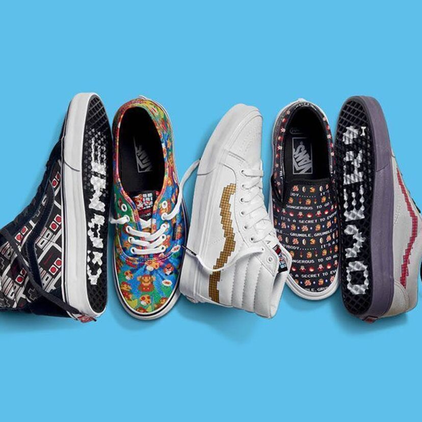 VANS×任天堂のコラボシューズ登場！ファンにはたまらない『スーパーマリオブラザーズ』など代表作とのコラボ！