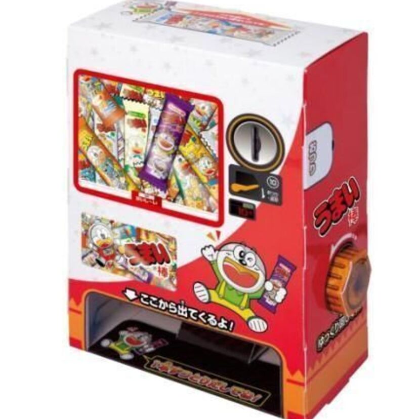 「うまい棒の自販機を作れる工作キット」をバンダイが発売！