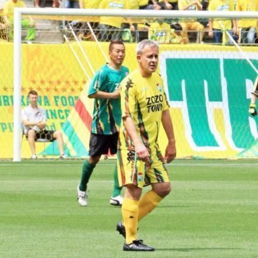 ジェフ千葉・クラブ創設２５周年の記念試合でリトバルスキーがゴール！