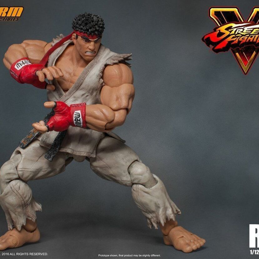 最新作「ストリートファイターV」の1/12スケールアクションフィギュア「リュウ」発売決定！！