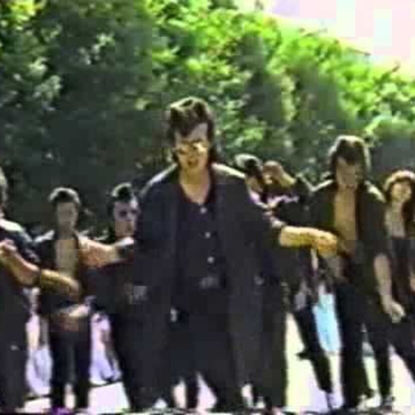 原宿の『ローラー族』 1980年 第2次ロカビリーブーム