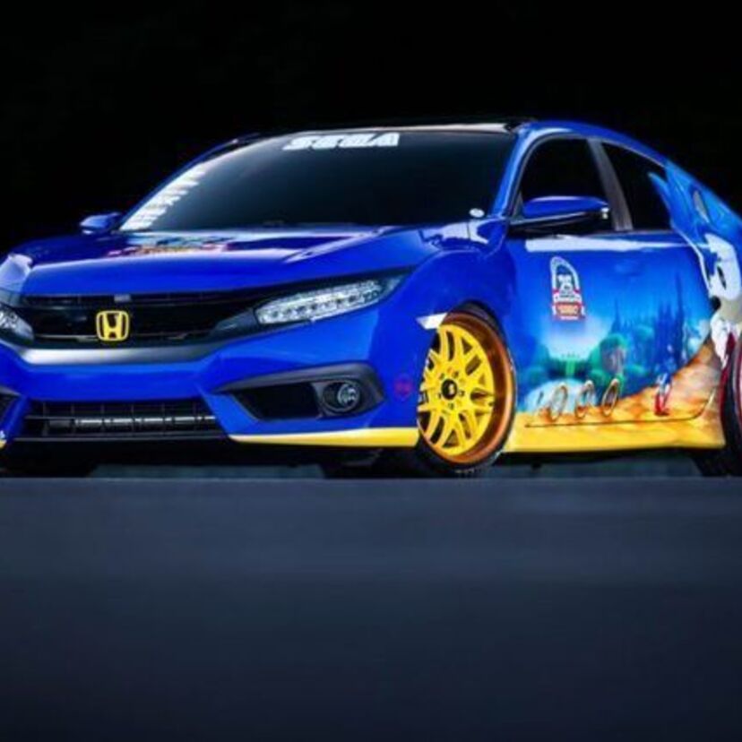 セガのソニック誕生25周年！USホンダの「シビック」とまさかの融合！
