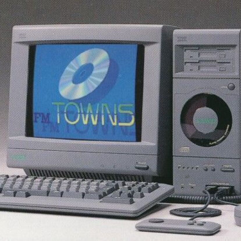FM TOWNSは時代を先取りした世界初のCD-ROMドライブ標準搭載パソコンでした！
