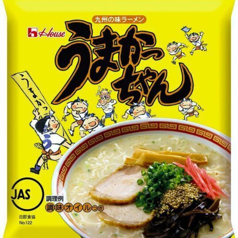 即席ラーメン『うまかっちゃん』、28年ぶりにパッケージ変更！「House」のロゴが明記！！