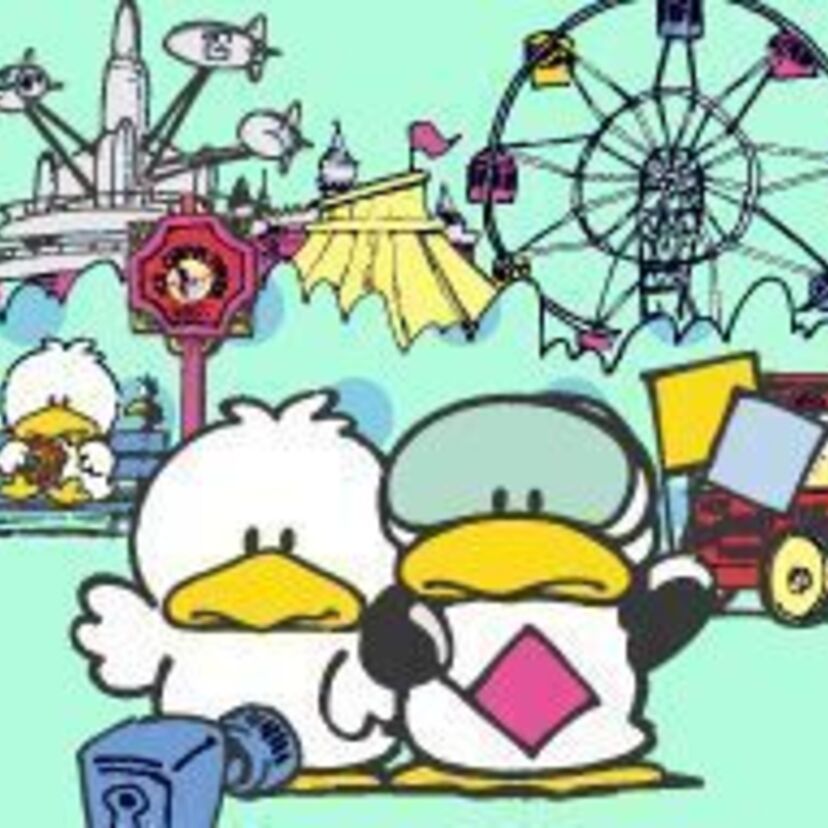 1981年に生まれたアヒルとペンギンのキャラクター「レッツチャット」