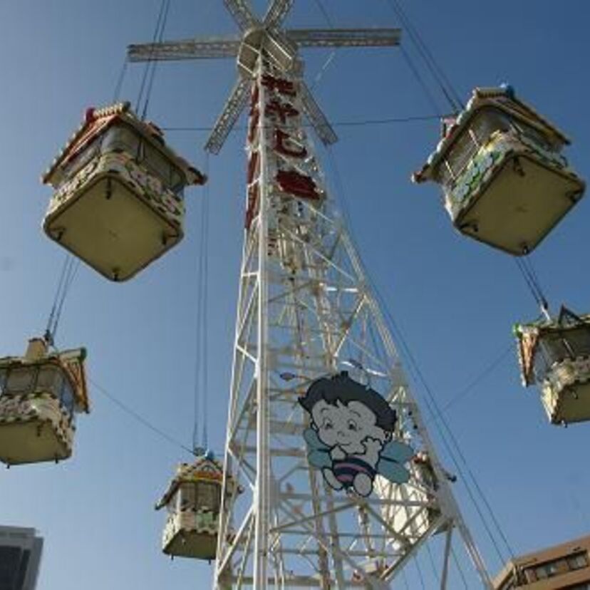 浅草花やしきの地上45m「Beeタワー」が老朽化により、取り壊しが決定！9月以降に着手