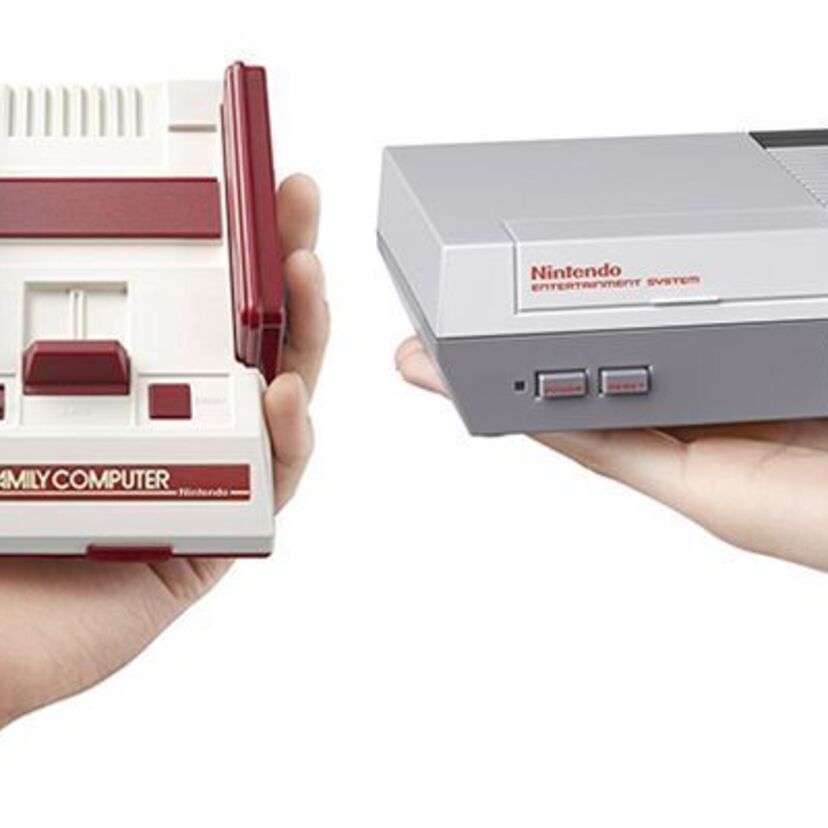 話題の「ファミコンクラッシック」ファミコン版とNES版（海外版）を比較