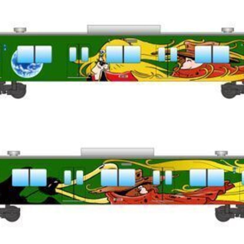 西武鉄道沿線を「銀河鉄道９９９」が駆け抜ける！メーテルらのラッピング電車が運行開始！