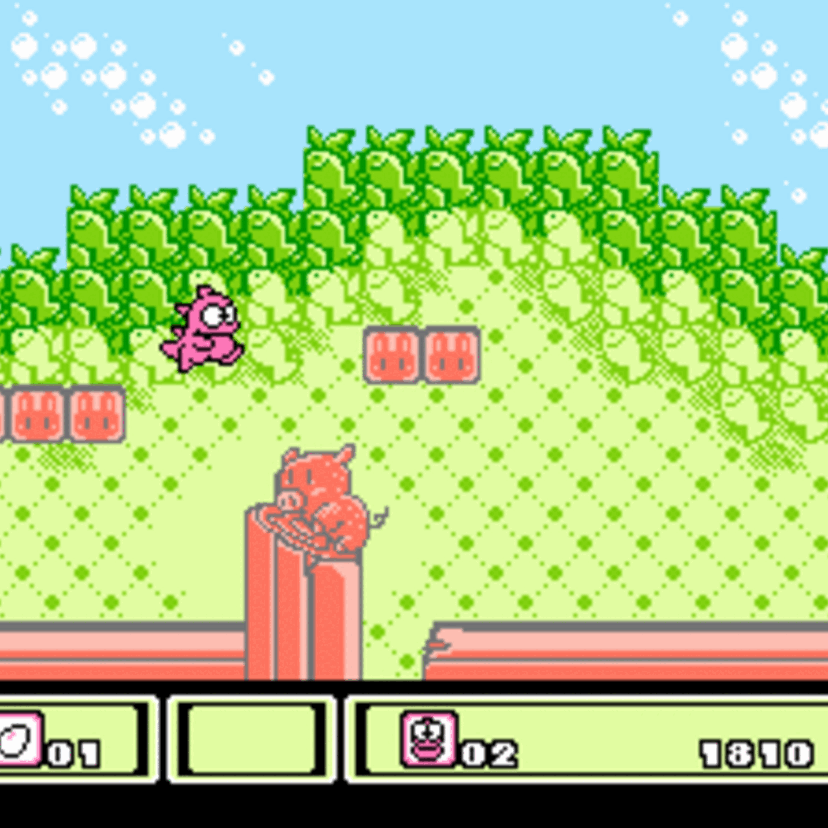 ファミコン『アスミッくんランド』グリコやじん地とりなど昔懐かしの遊びを取り入れたアクションゲーム！！
