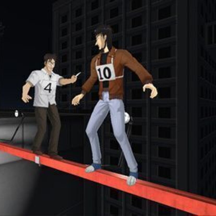 漫画・賭博黙示録カイジに登場する究極のギャンブル『鉄骨渡り』がVR用ゲームに！落下の恐怖が襲う！