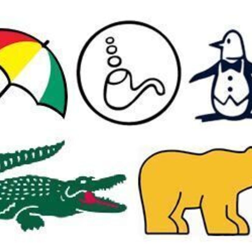 傘、ワニ、ペンギン、熊…。かつて流行った懐かしのワンポイントロゴ一覧