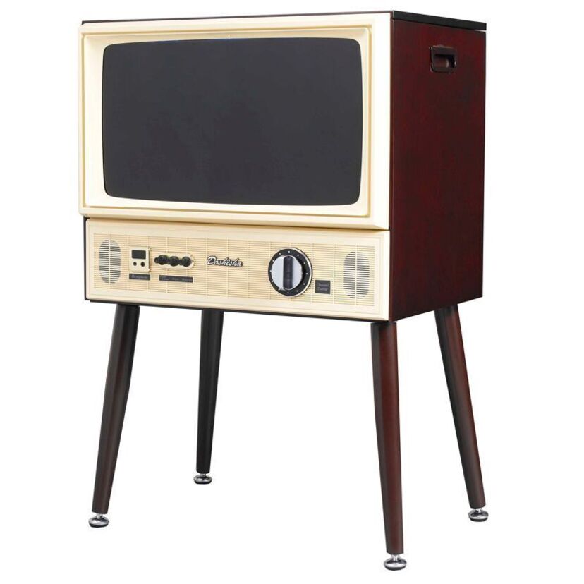 昭和のレトロなブラウン管風の20型液晶テレビが登場！ダイヤル式スイッチで操作可能！！