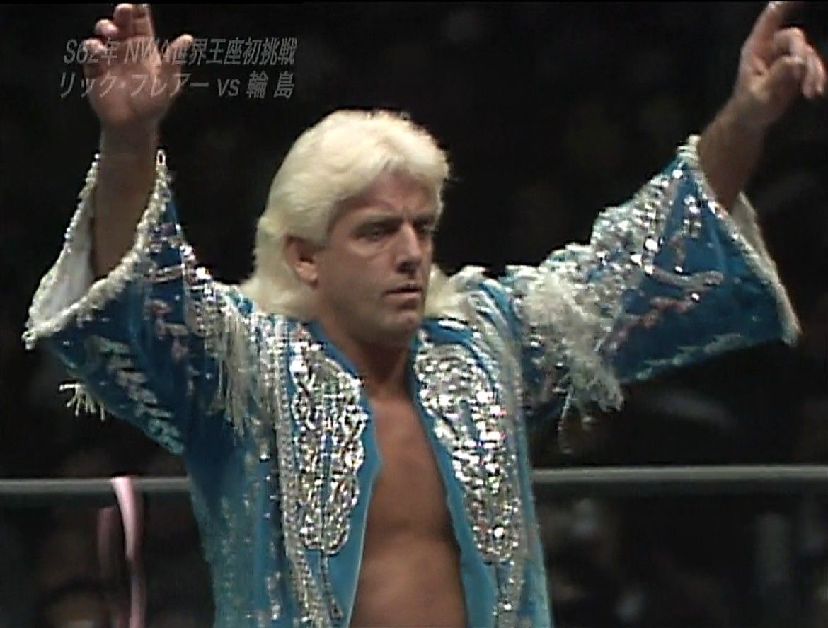 WCW期【リック フレアー】狂乱の貴公子 当時物 写真：“狂乱の貴公子”リック・フレアーはアメリカの象徴！ 仕事